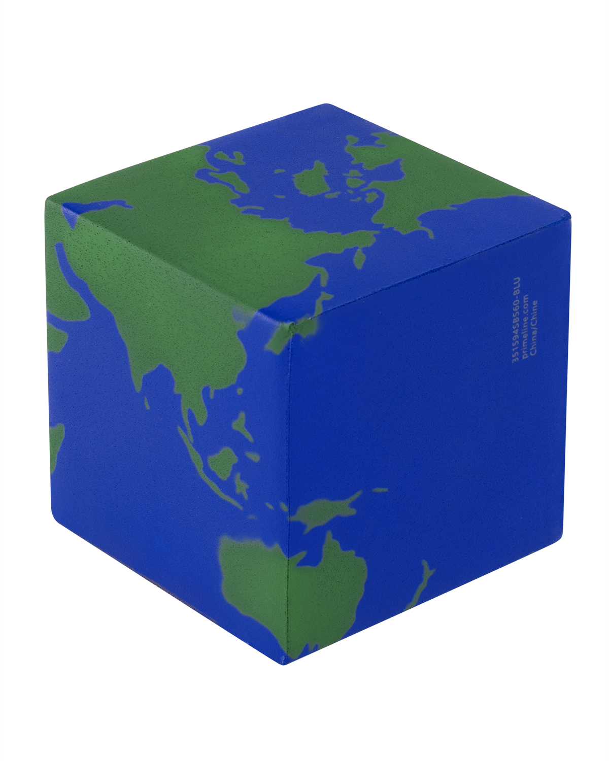 Picture of Earth Cube Shape Stress Ball.