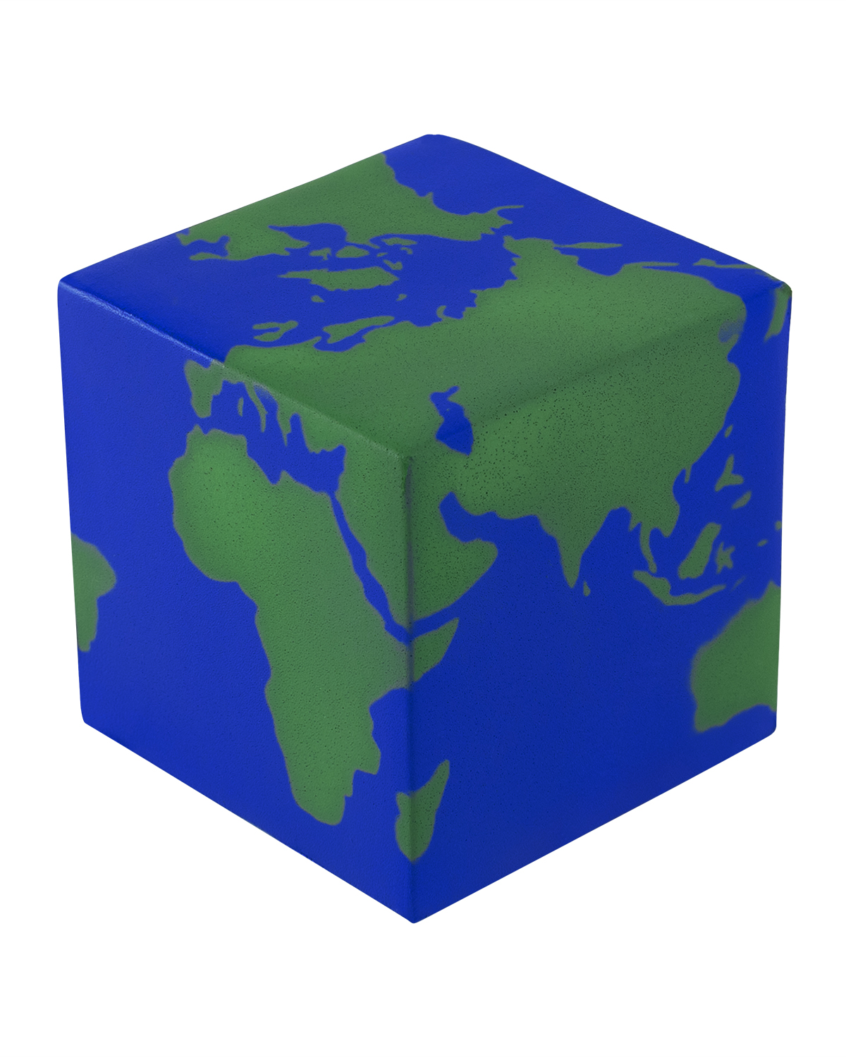 Picture of Earth Cube Shape Stress Ball.
