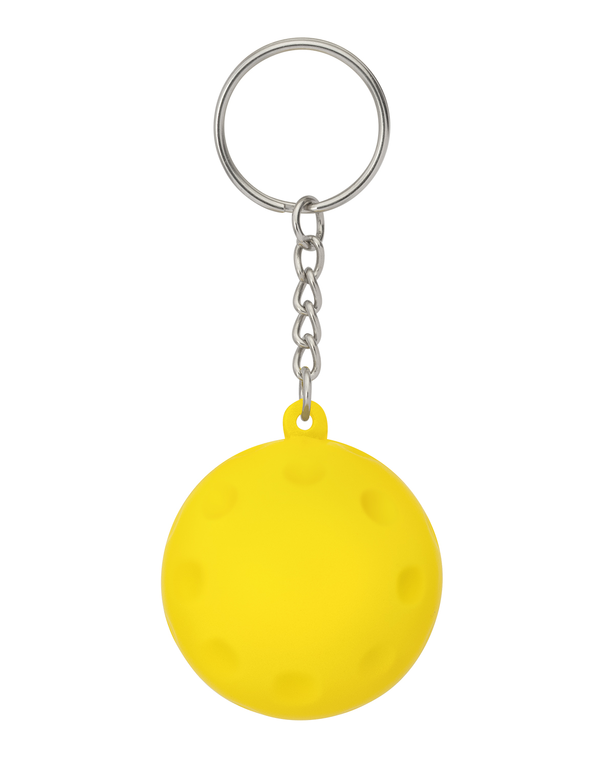 Picture of Pickleball Stress Ball Keychain.