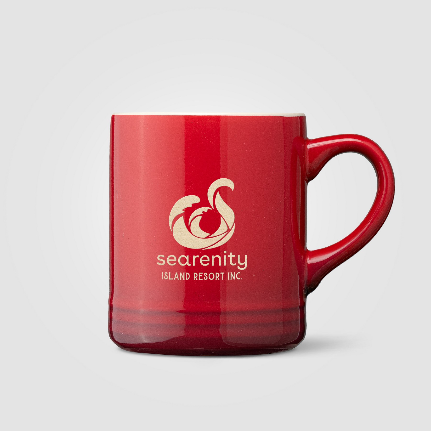 Picture of Corin Ceramic Ombre Silhouette Mug - 12oz