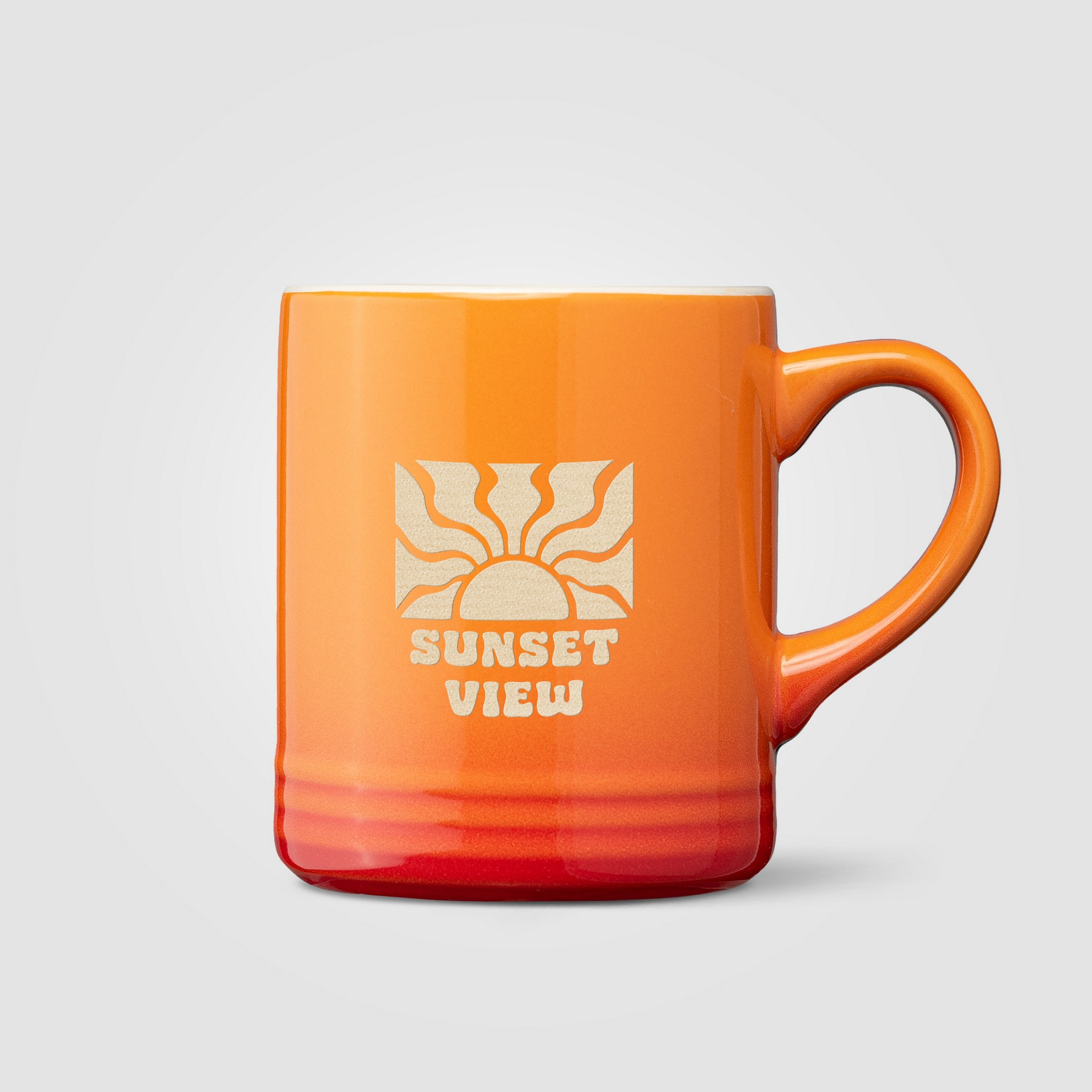 Picture of Corin Ceramic Ombre Silhouette Mug - 12oz
