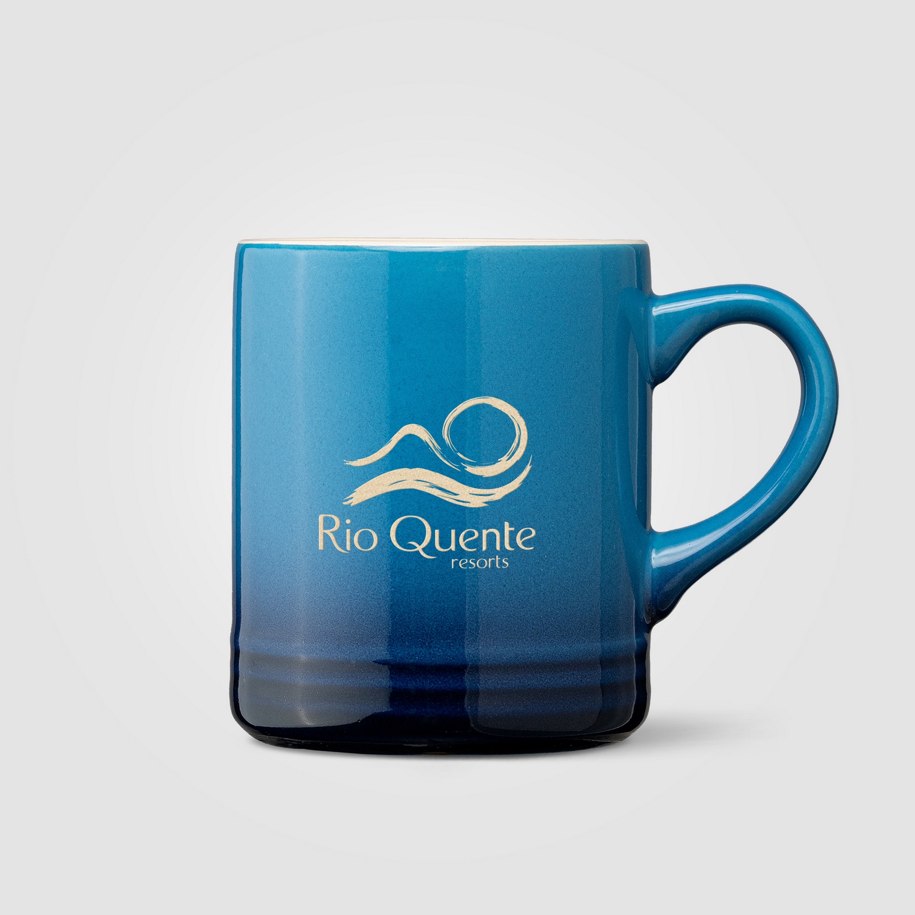 Picture of Corin Ceramic Ombre Silhouette Mug - 12oz