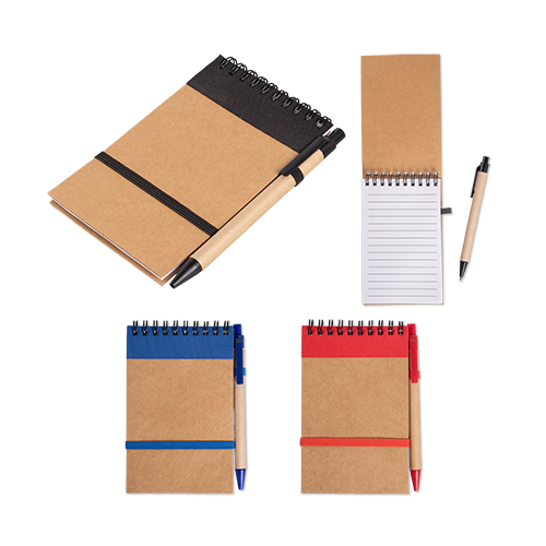 Picture of Kraft Jotter Notepad w/Pen