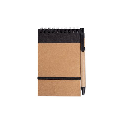 Picture of Kraft Jotter Notepad w/Pen
