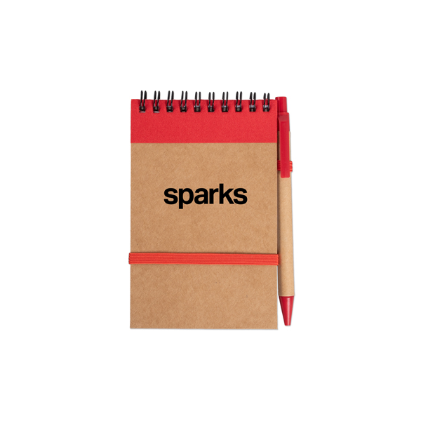Picture of Kraft Jotter Notepad w/Pen