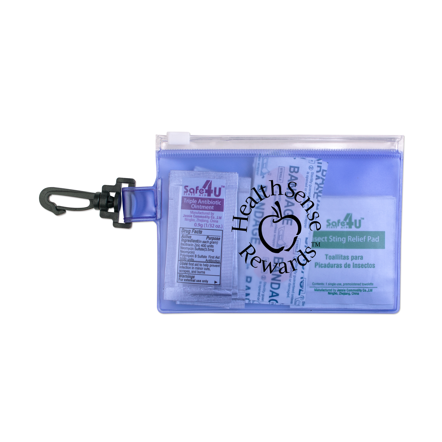 Picture of First Aid in Zip Close Pouch w/Carabiner