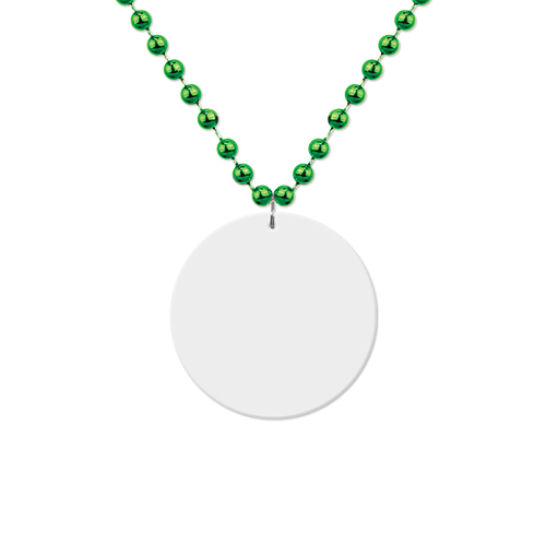 Picture of White Medallion Beads