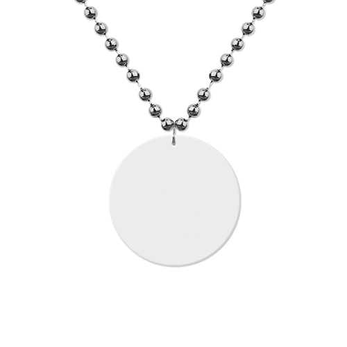Picture of White Medallion Beads