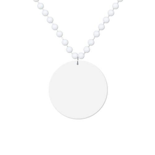 Picture of White Medallion Beads