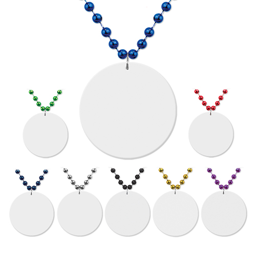 Picture of White Medallion Beads