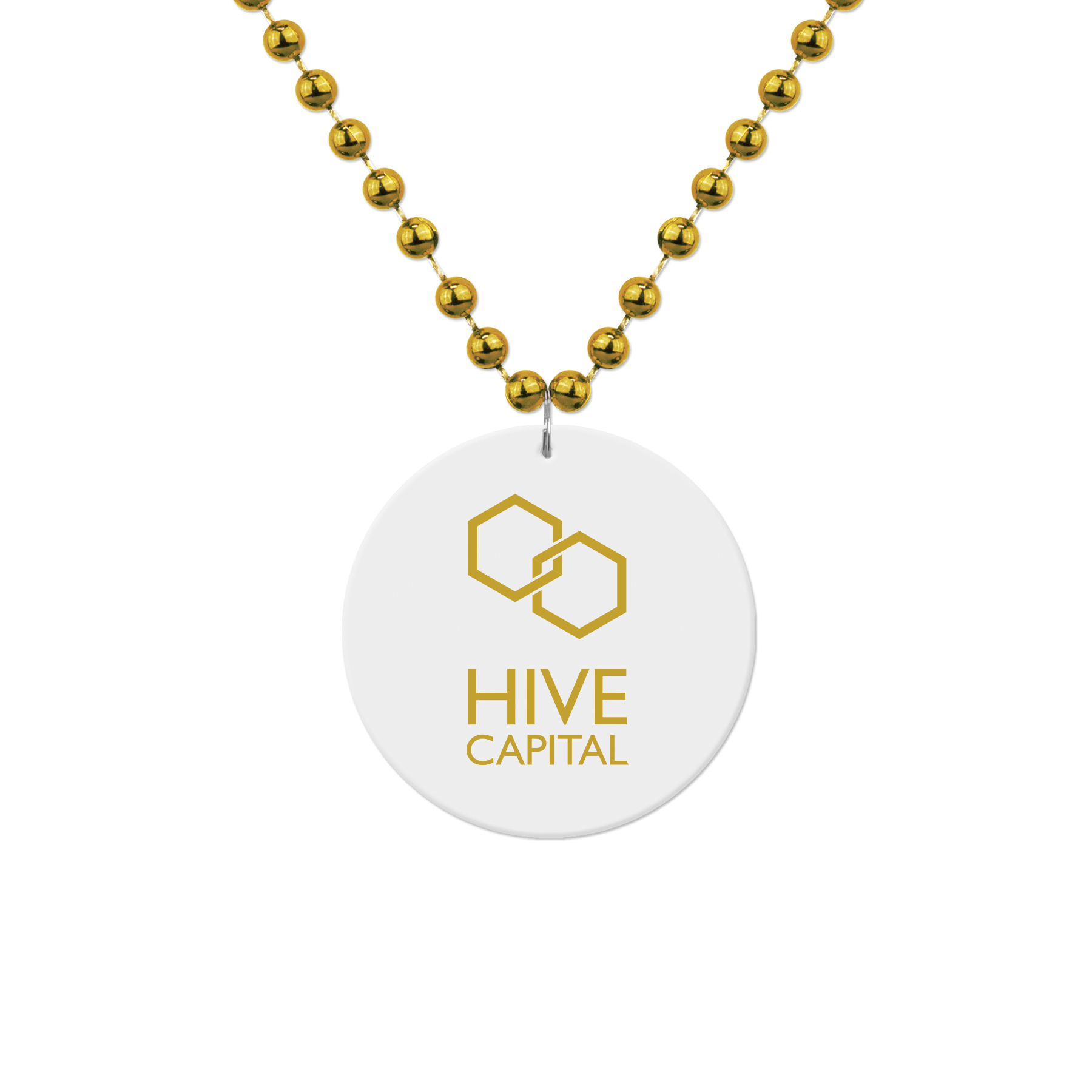 Picture of White Medallion Beads