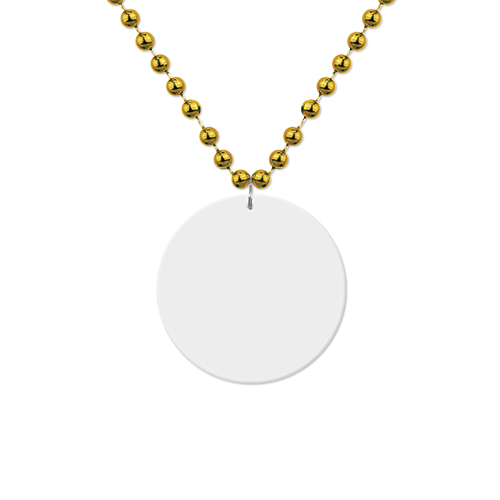 Picture of White Medallion Beads