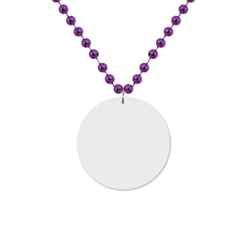 Picture of White Medallion Beads