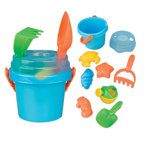 Picture of Mini Sand Pail w/Toys and Lid