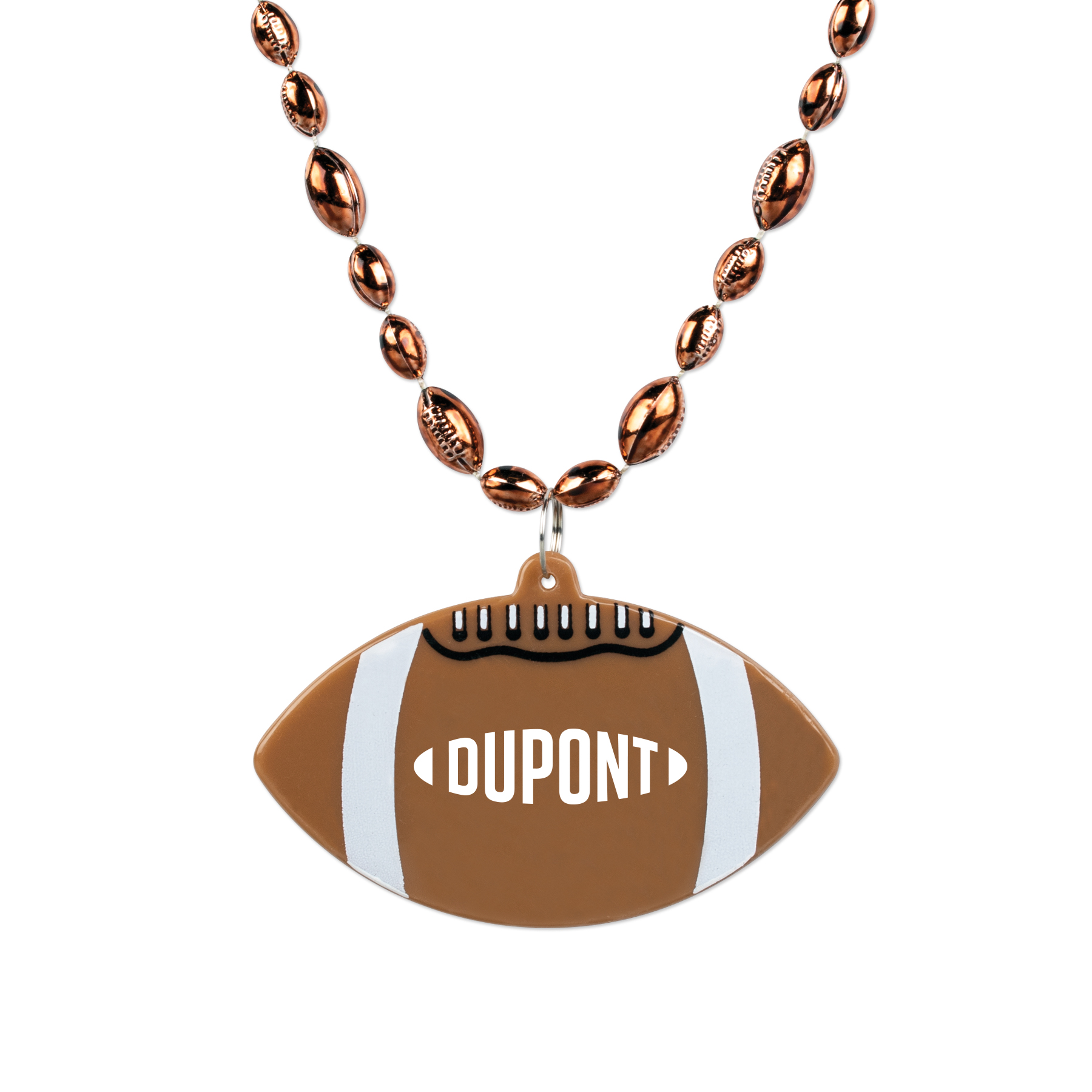 Picture of Football Medallion w/Football Beads