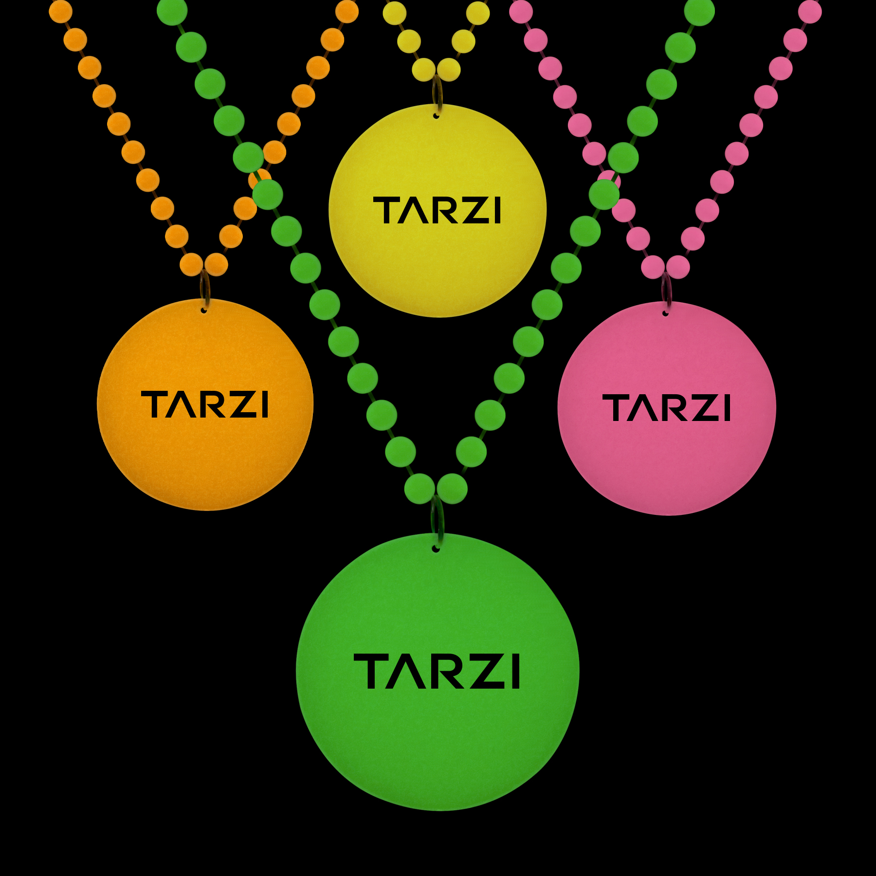 Picture of Glow-in-the-Dark Medallion Beads