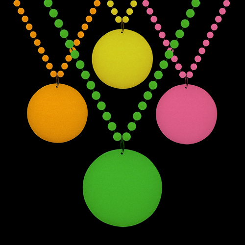 Picture of Glow-in-the-Dark Medallion Beads