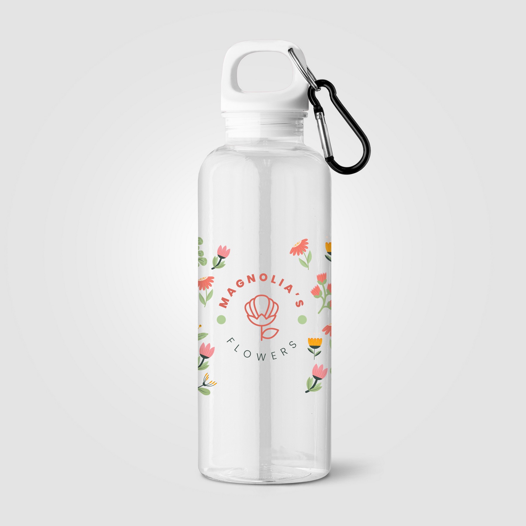 Picture of Doli rPET Carabiner Clip Screw-Top Bike Bottle - 17 oz.