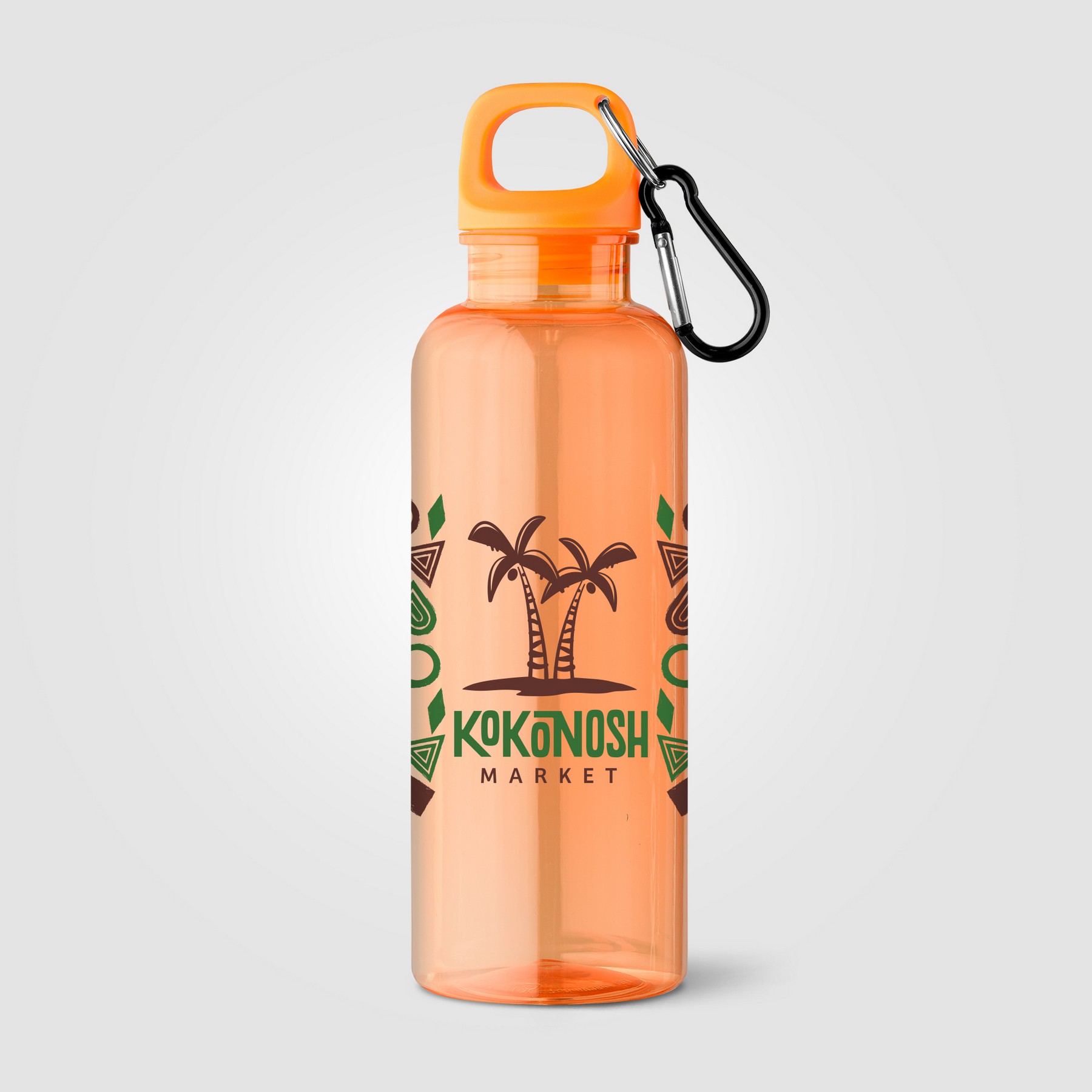 Picture of Doli rPET Carabiner Clip Screw-Top Bike Bottle - 17 oz.