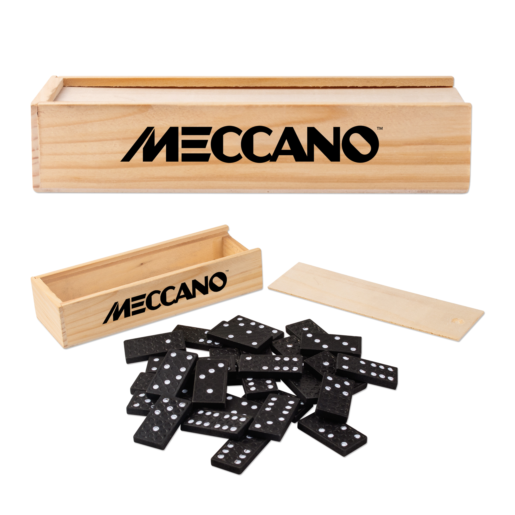 Picture of Dominoes in Wooden Box