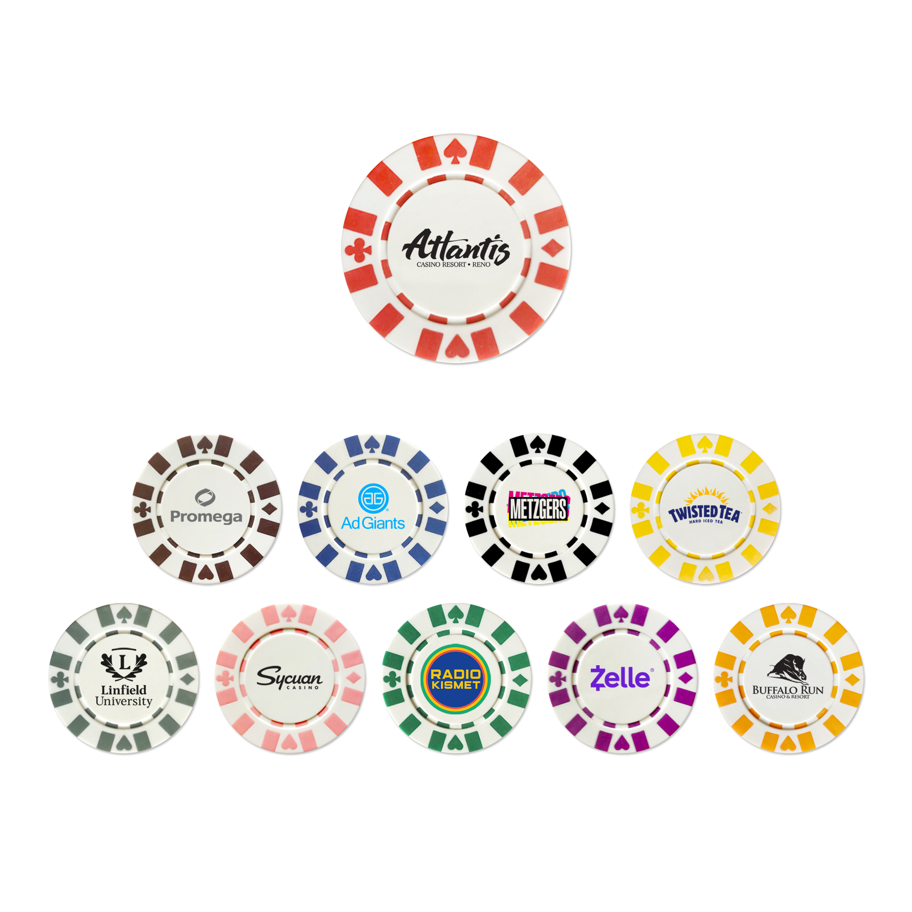 Picture of Casino Style Clay Poker Chip