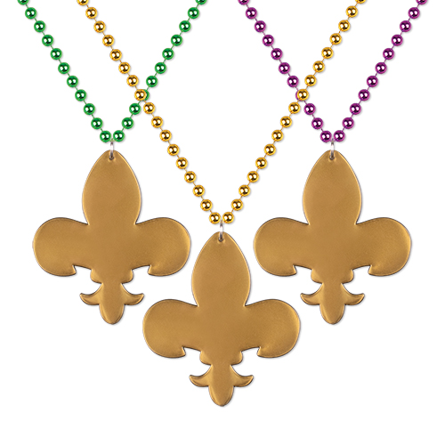 Picture of Fleur-de-Lis Medallion Beads