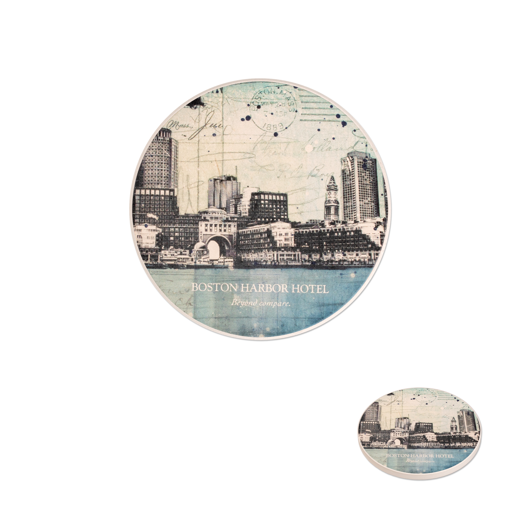 Picture of Round Absorbent Stone Coaster