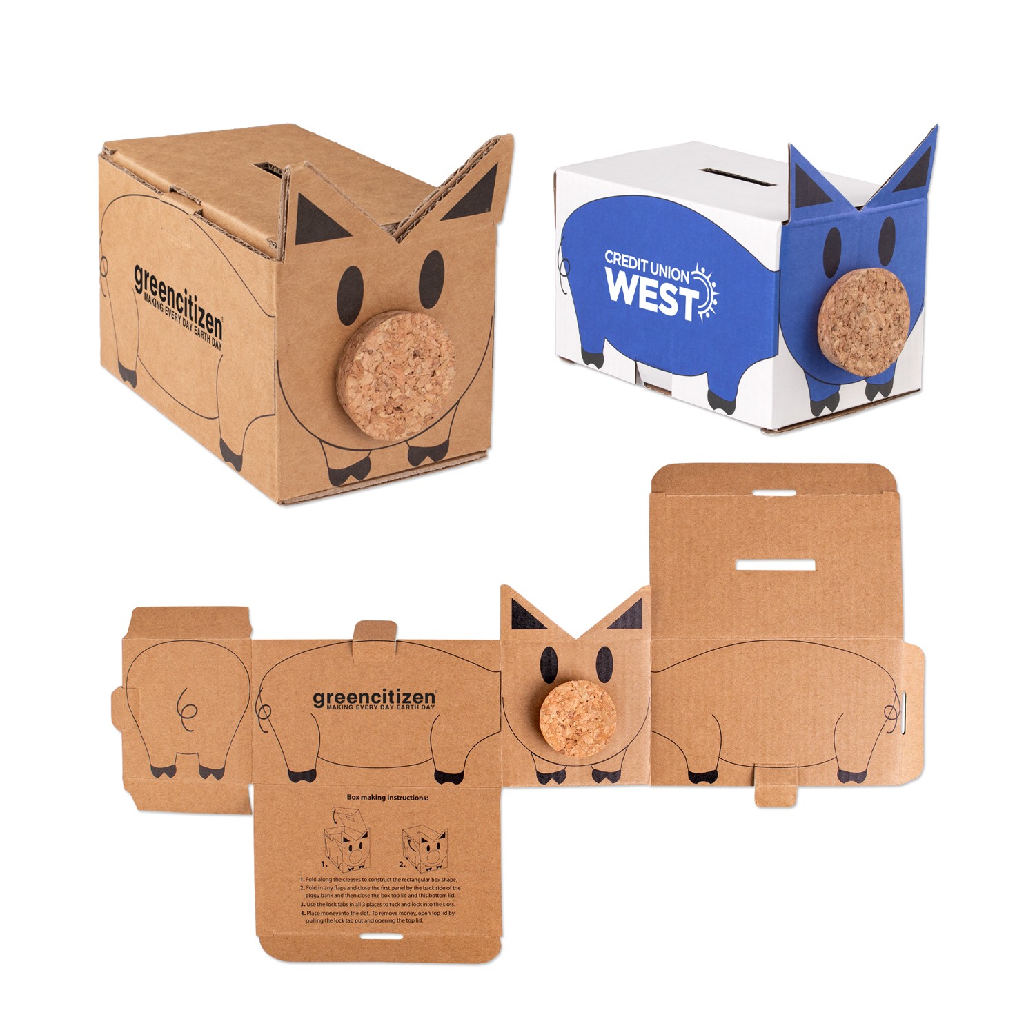 Picture of Corrugated Piggy Bank