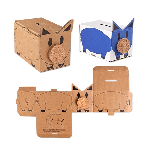 Picture of Corrugated Piggy Bank