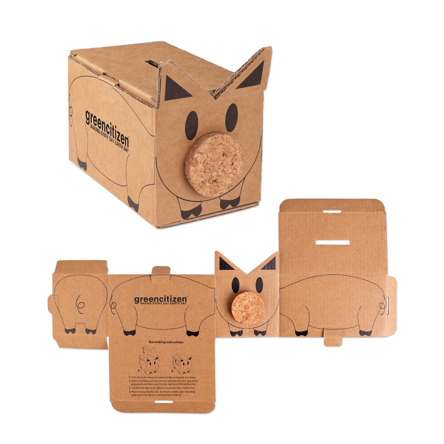 Picture of Corrugated Piggy Bank