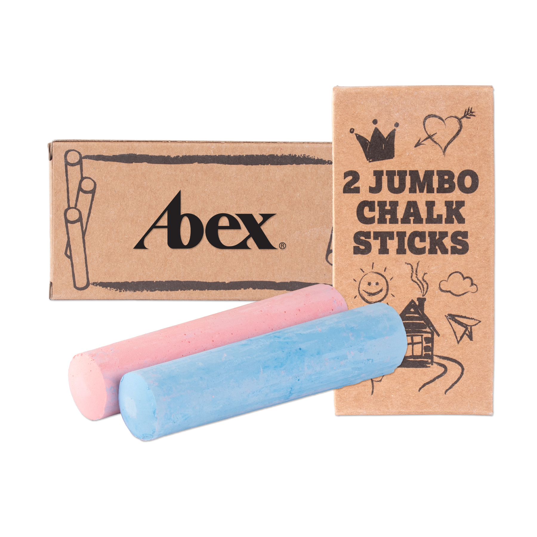 Picture of 2 Pack Jumbo Sidewalk Chalk