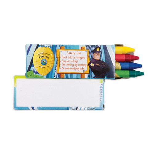 Picture of 4 Pack Police Safety Crayons