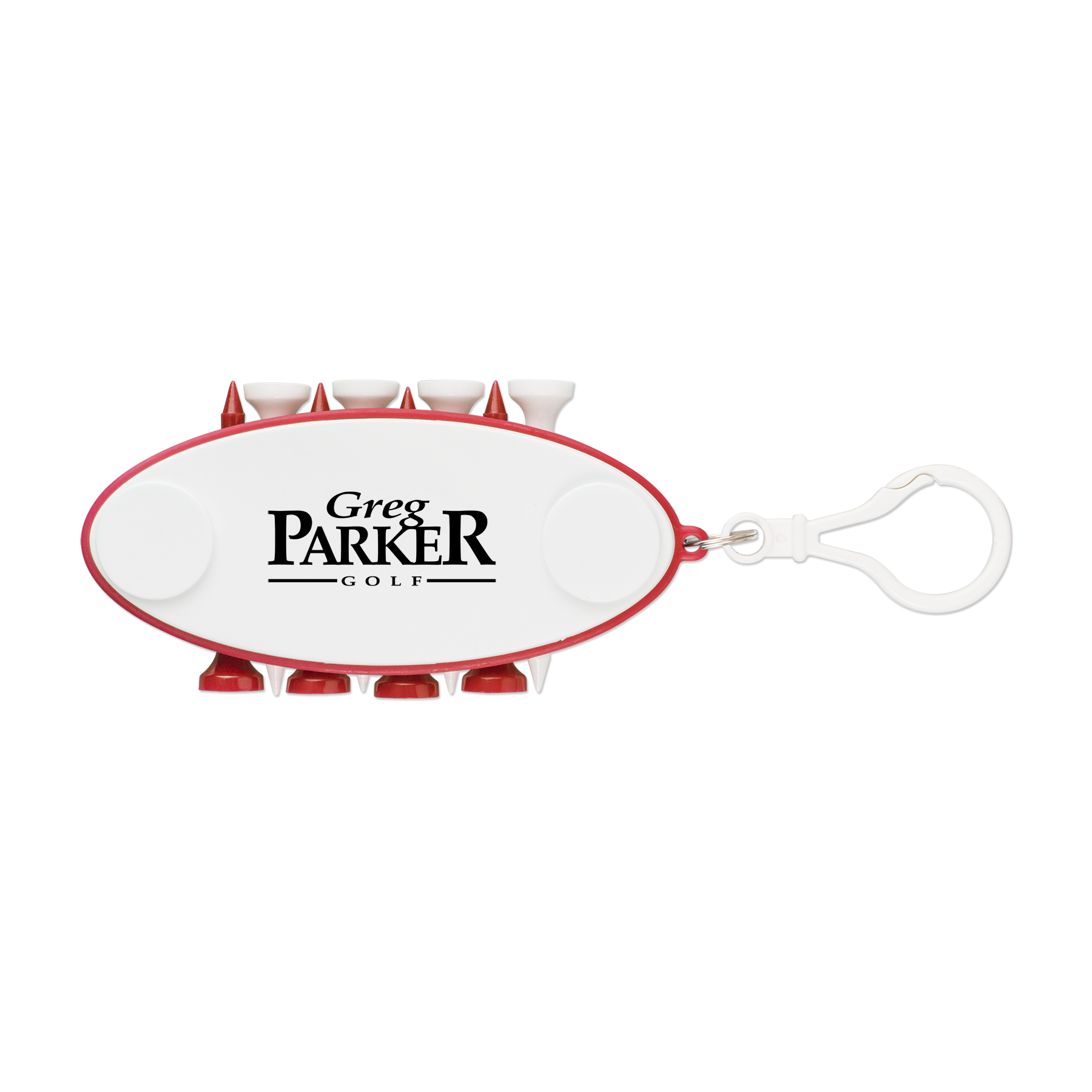 Picture of 10 Piece Golf Tee Set Keychain