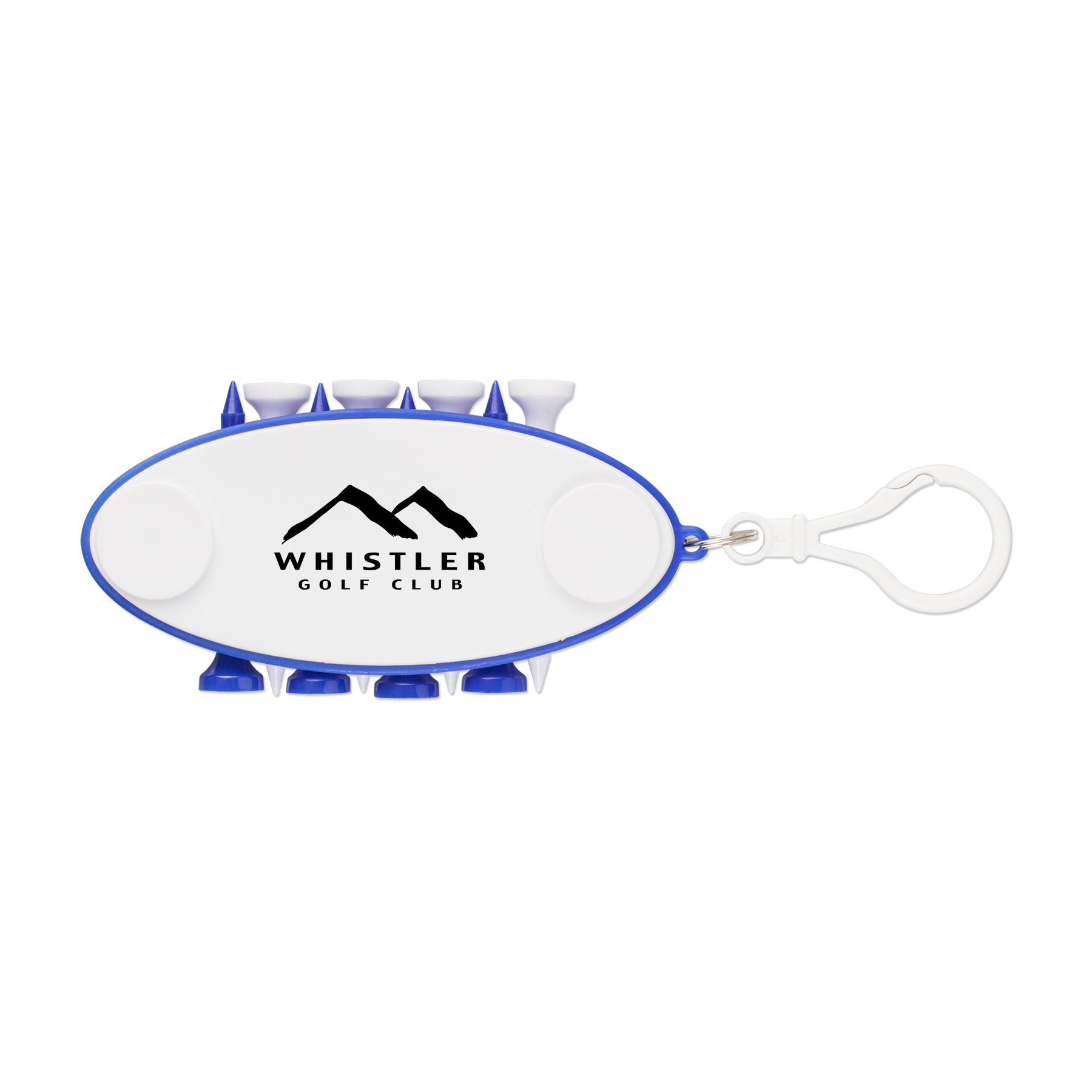 Picture of 10 Piece Golf Tee Set Keychain