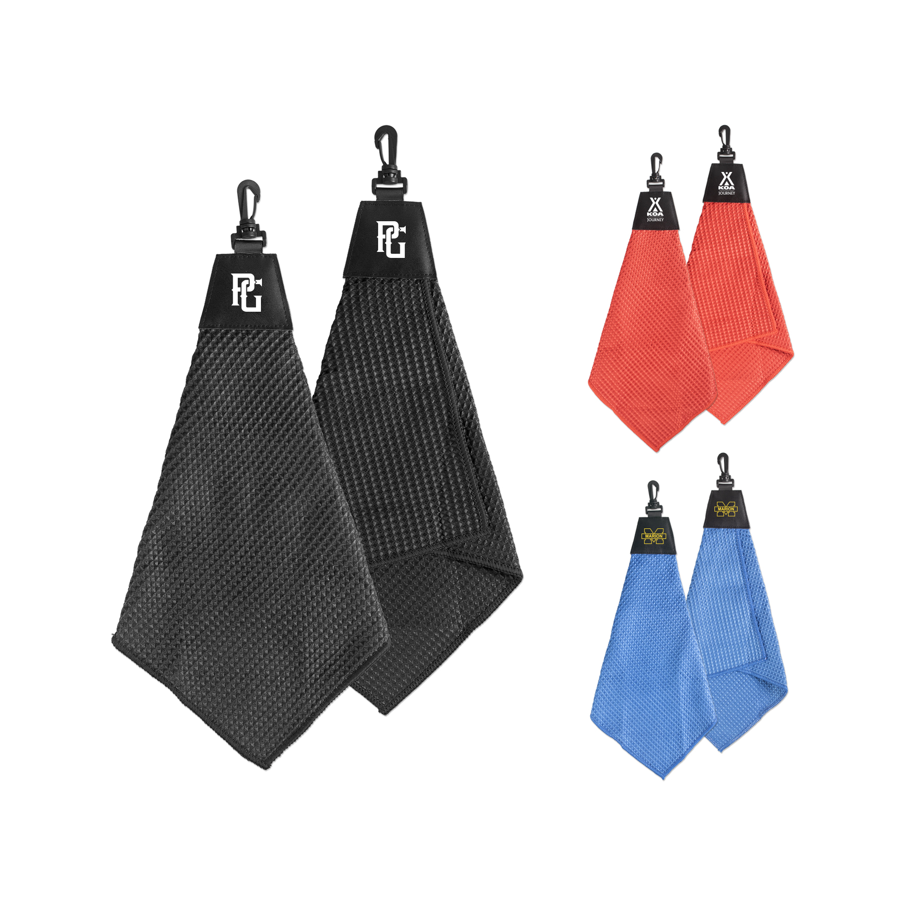 Picture of Tri-Fold Waffle Towel w/Clip