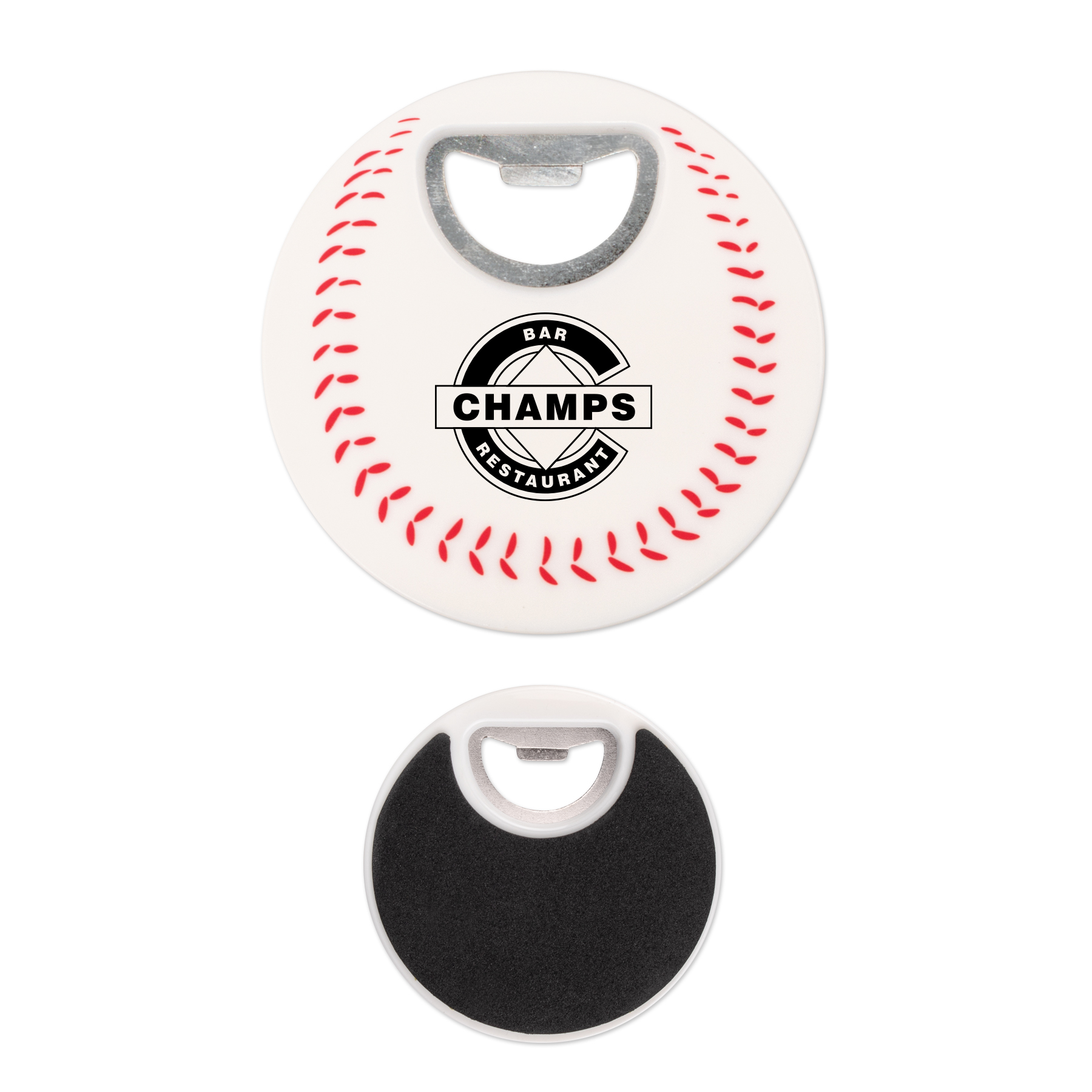 Picture of Baseball Coaster Bottle Opener
