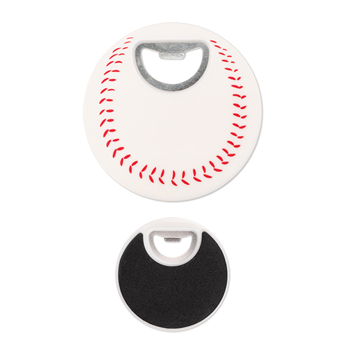 Picture of Baseball Coaster Bottle Opener