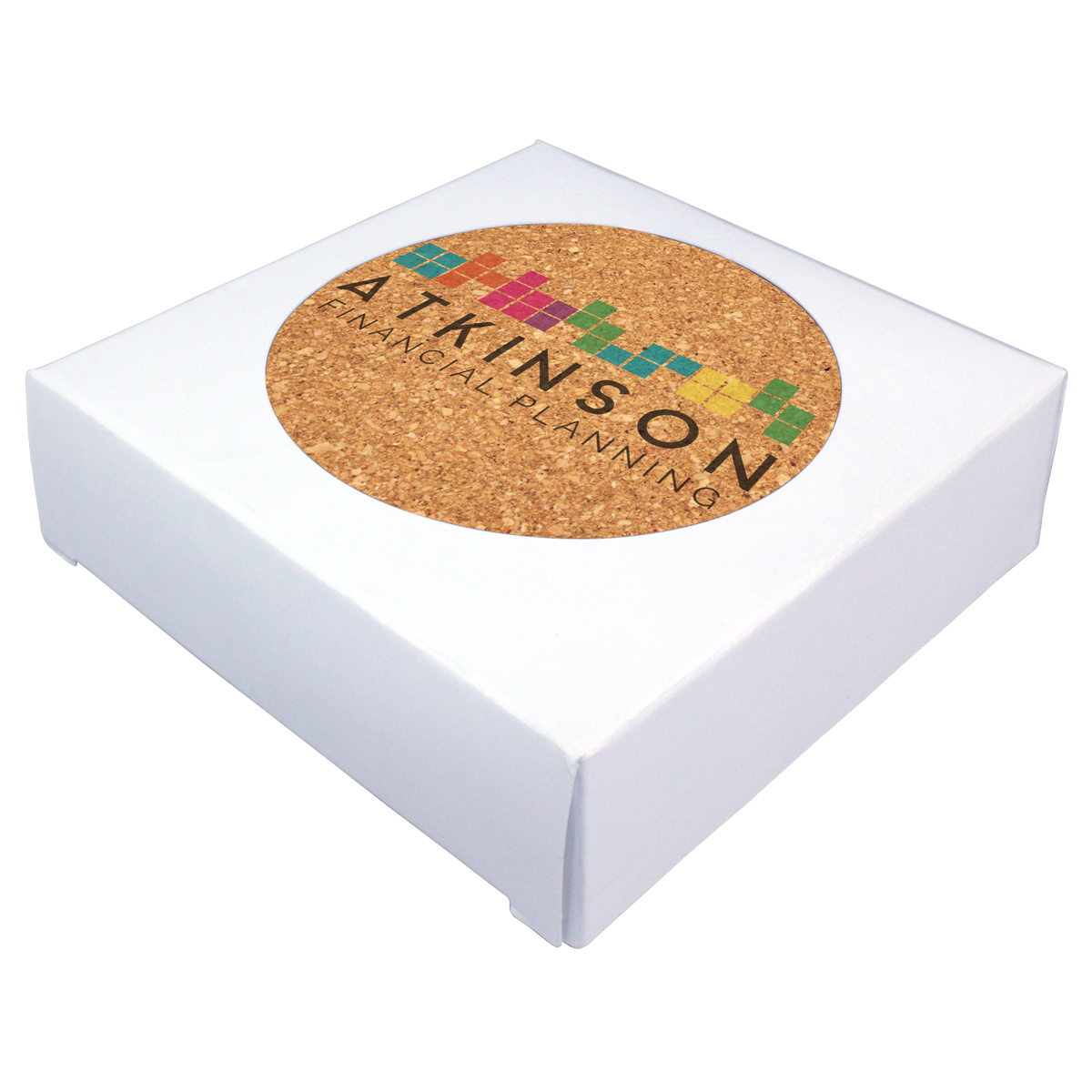 Picture of Deluxe Cork Coaster, Pack of 4, Full Color Digital