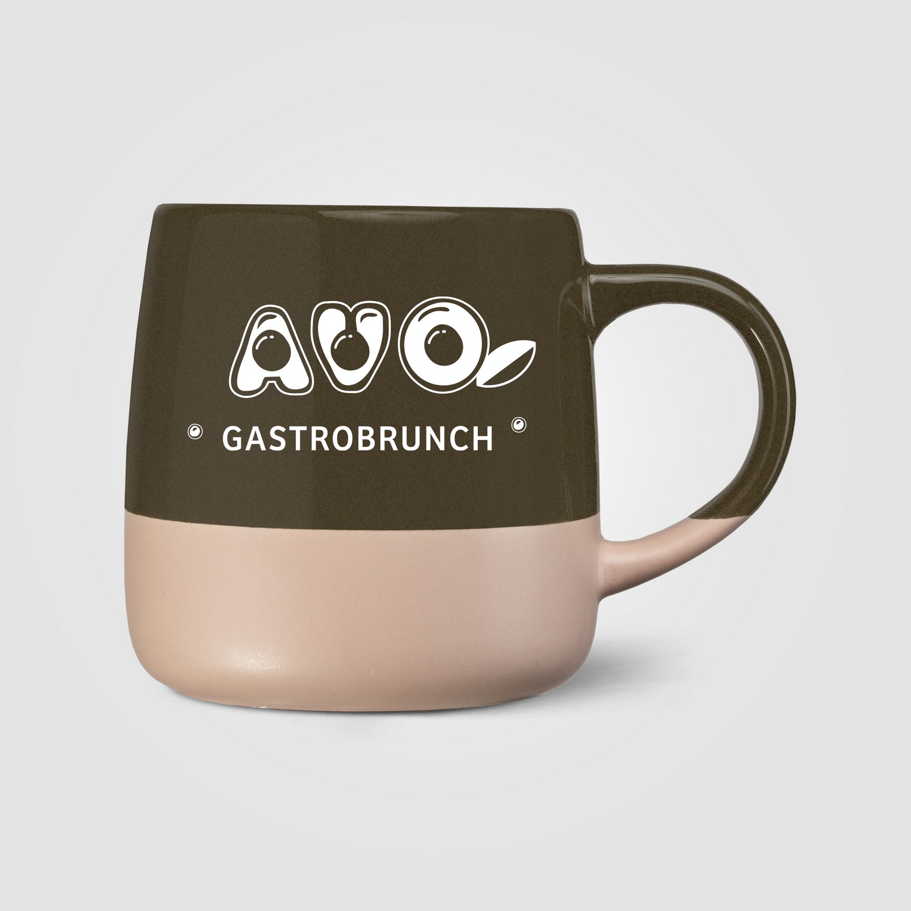 Picture of Atlas Ceramic Color Block Mug - 15 oz.