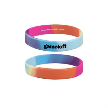 Picture of Tie-Dye Silicone Bracelet