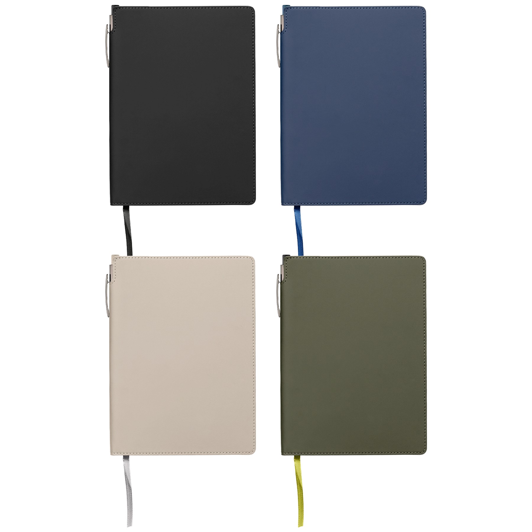 Picture of Malm? Recycled PU Extended Pen Loop Journal Pen Set - A5