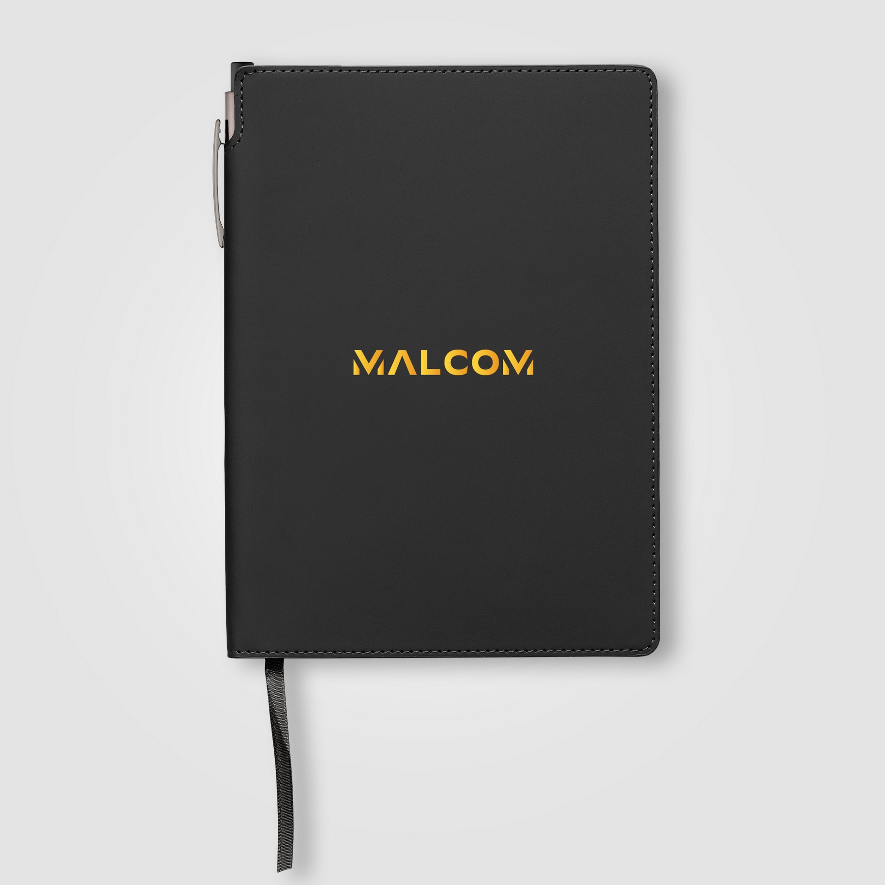 Picture of Malm? Recycled PU Extended Pen Loop Journal Pen Set - A5