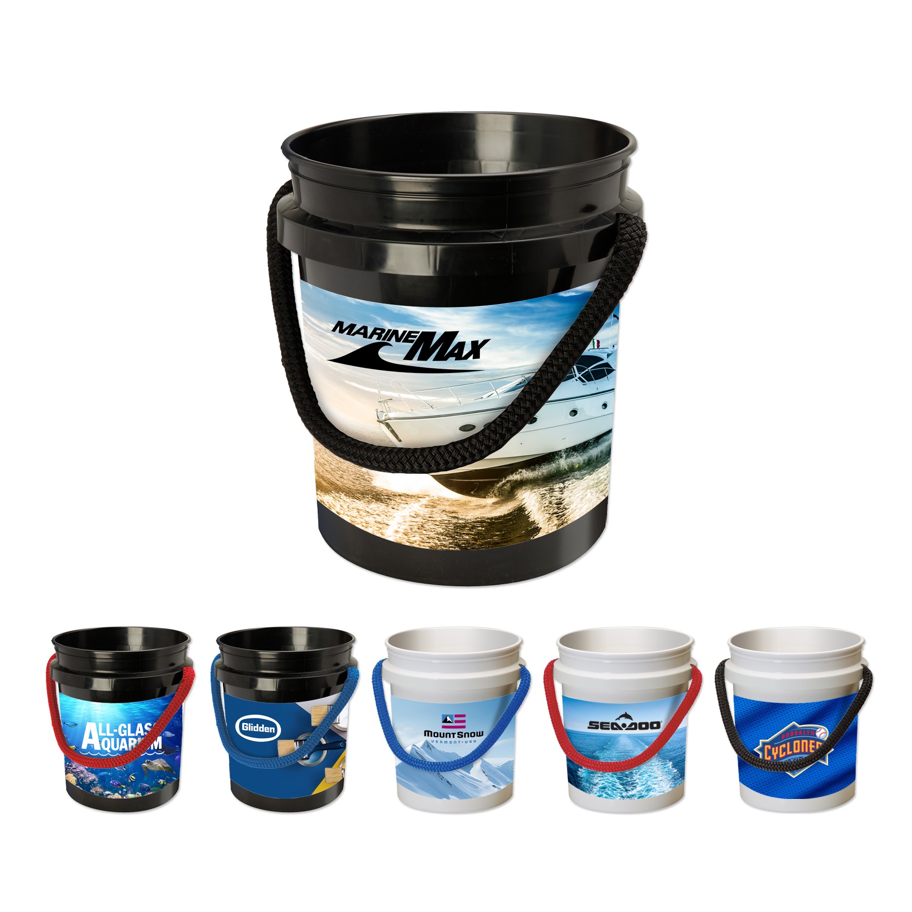 Picture of 5 Gallon Custom Rope Handle Bucket