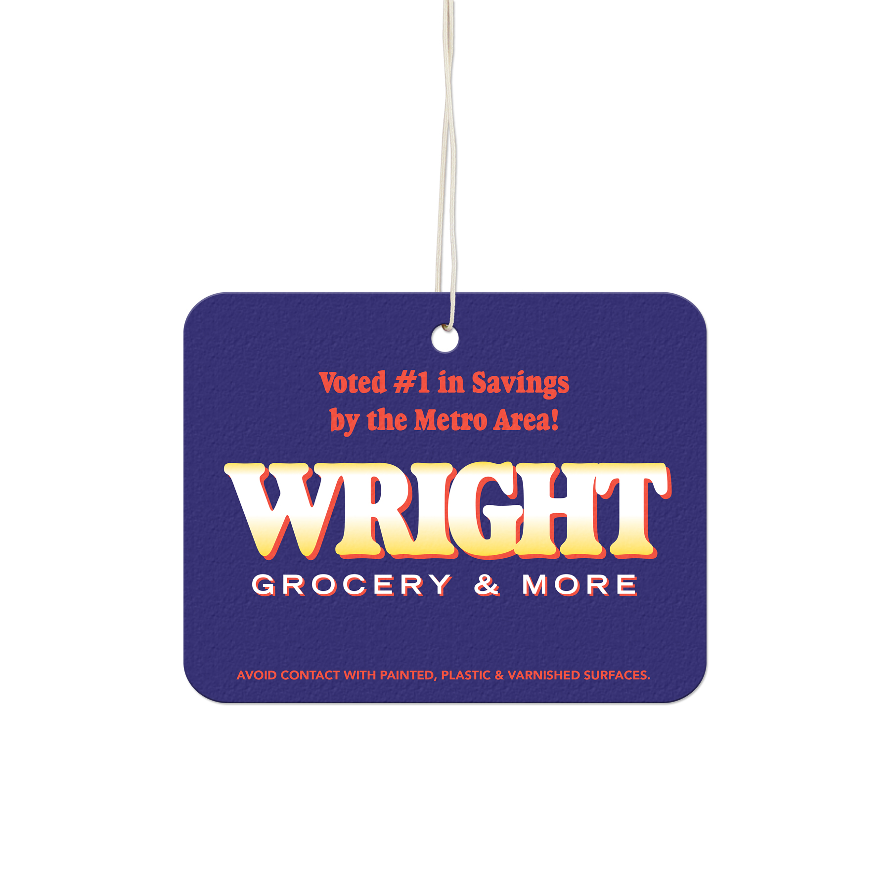 Picture of Horizontal Rectangle (Round Corners) Shaped Air Fresheners