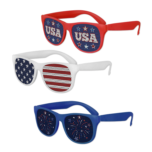 Picture of USA Patriotic Art Pinhole Sunglasses