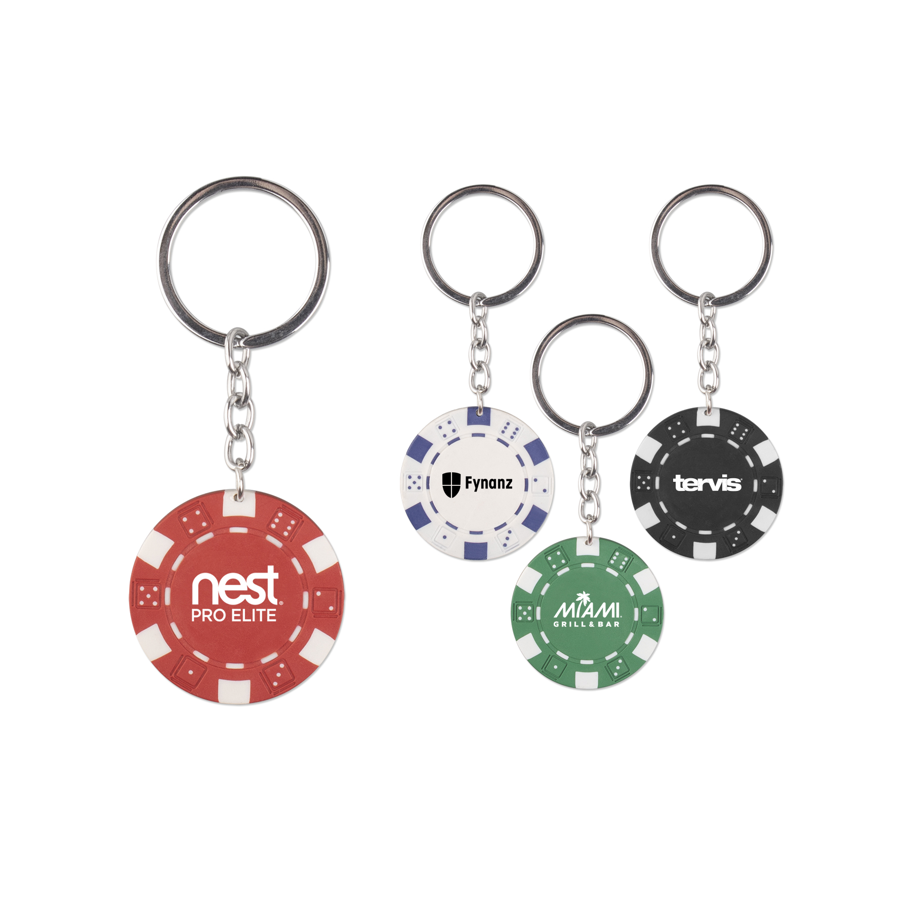 Picture of Poker Chip Keychains