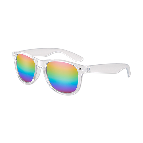 Picture of Clear Iconic Frame Mirror Lens Sunglasses
