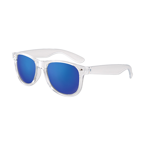 Picture of Clear Iconic Frame Mirror Lens Sunglasses