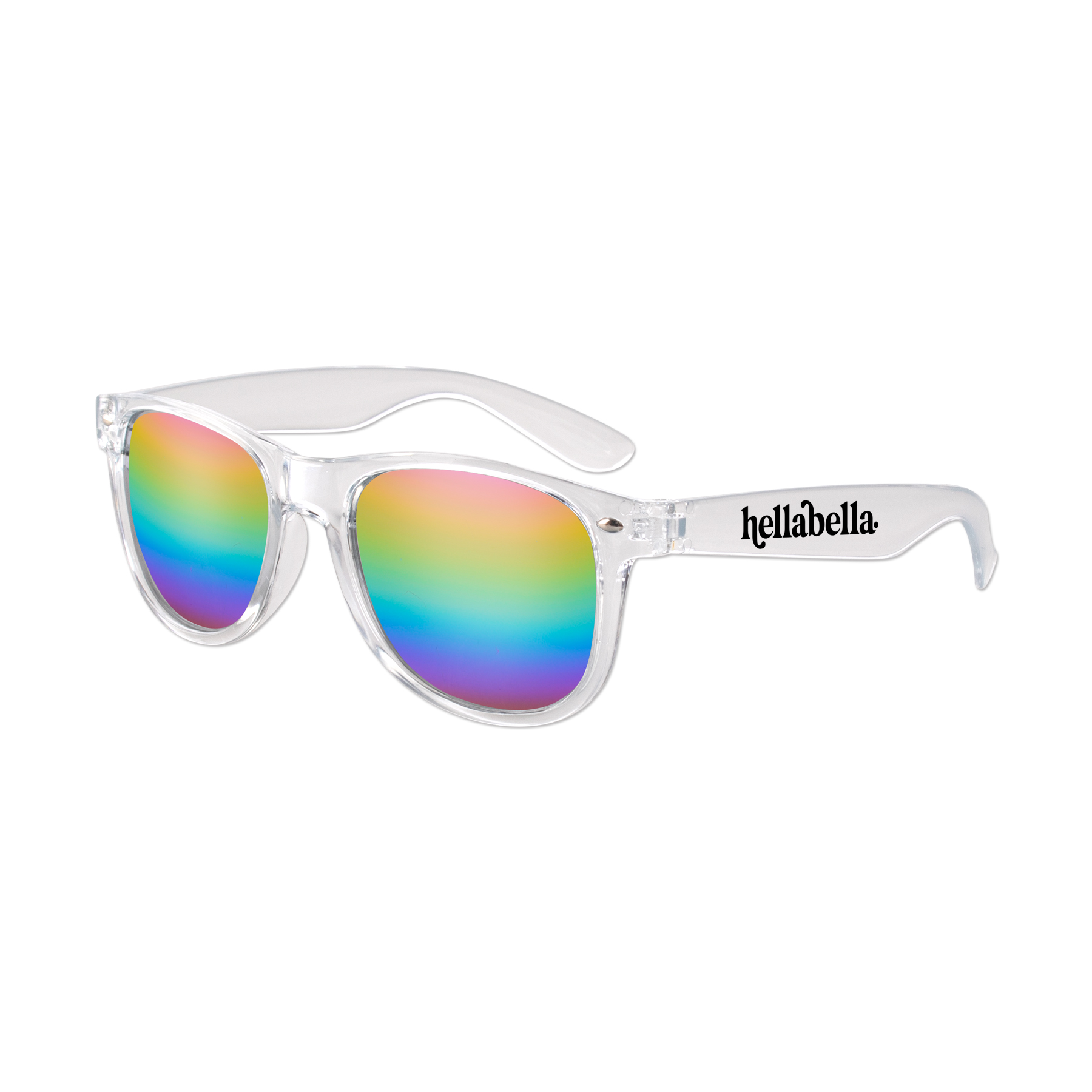 Picture of Clear Iconic Frame Mirror Lens Sunglasses