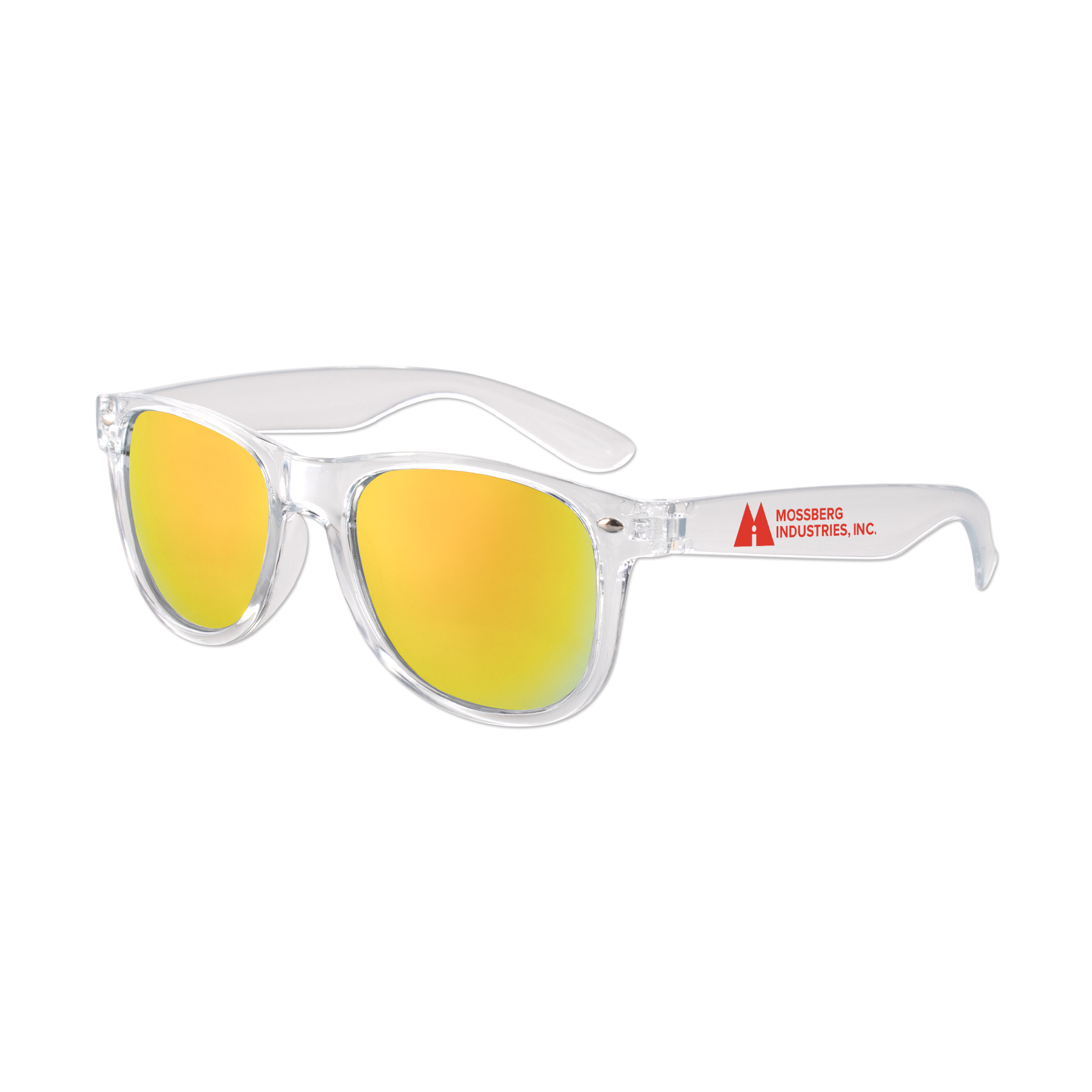 Picture of Clear Iconic Frame Mirror Lens Sunglasses